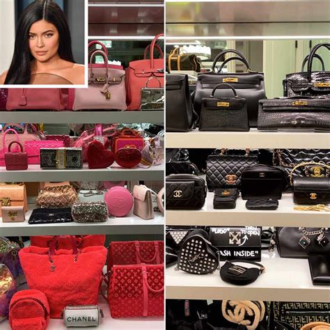 kylie jenner hermes crocodile|Kylie Jenner Shares Videos Inside Her Massive Handbag Closet.